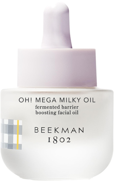 Beekman 1802 Oh! Mega Milky Facial Oil  Hydrating Vitamin C & Niacinamide Serum  Repairs Skin Barrier & Reduces Dark Spots  Fragrance Free, Sensit