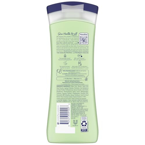 Vaseline Soothing Hydration 6-Pack  Intensive Care Moisturizing Hand and Body Lotion with Aloe, Ultra-Hydrating Lipids, 48 Hours of Moisture, 10 Oz