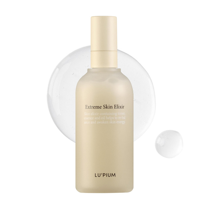 LU'PIUM Extreme Skin Elixir 100ml 3.38 fl. oz.  Vegan Hydrating Ampoule Mist for Sensitive or Damaged Skin, Barrier Repair & Soothing Care, Inspired