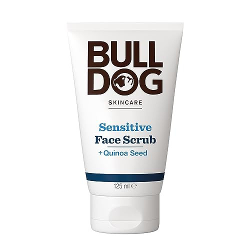 BULLDOG SKINCARE - Sensitive Face Scrub For Men Exfoliating Quinoa Seed Scrub 125 ml