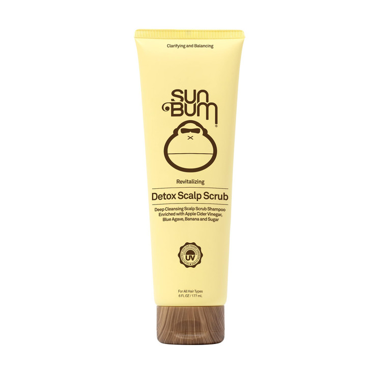Sun Bum Revitalizing Detox Scalp Scrub | Vegan and Cruelty Free Moisturizing and Deep Cleansing and Exfoliating Hair Wash with Apple Cider Vinegar |