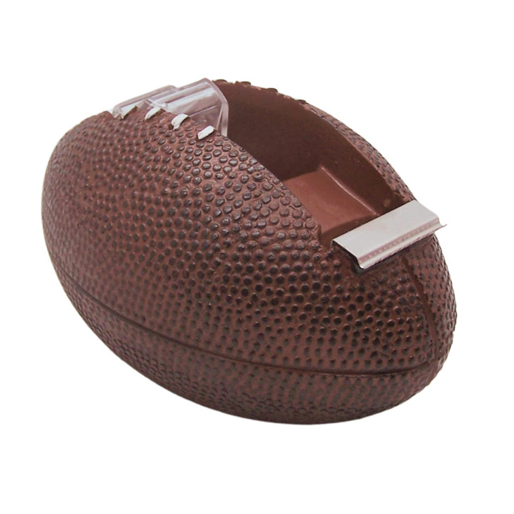 Football Tape Dispenser, Sports Themed Desktop Accessory, Unique Office Supplies, Gift for Men, 4.75 Inches