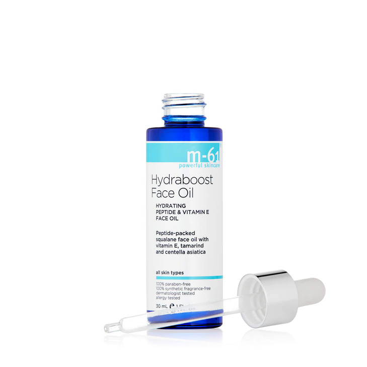 m-61 Hydraboost Face Oil | Lightweight Face Oil with Peptides and Vitamin E to Restore and Hydrate. Fast Absorbing, Non Greasy. Dermatologist Tested