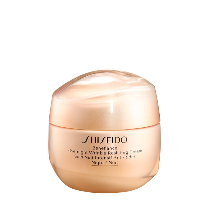 Shiseido Benefiance Overnight Wrinkle Resisting Cream - 50 mL - Anti-Aging Night Cream for Normal to Dry Skin - Visibly Improves Wrinkles for Smooth,