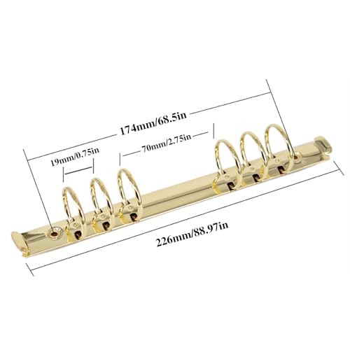 Harris Tweed A5 Notebook Binder 6 Ring, Wool Fabric Soft Cover Refillable A5 Binder, 80 Pages for A5 Refill Paper and A5 Planner Inserts, Notebook Jo