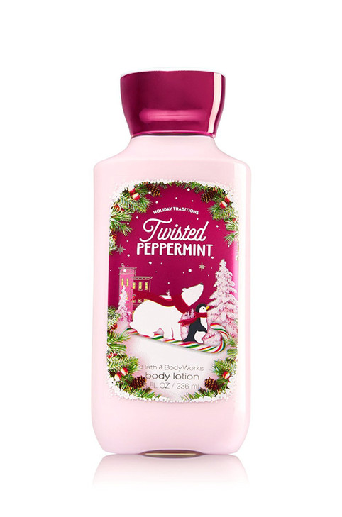 Bath and Body Works Twisted Peppermint 8 Ounce Body Lotion