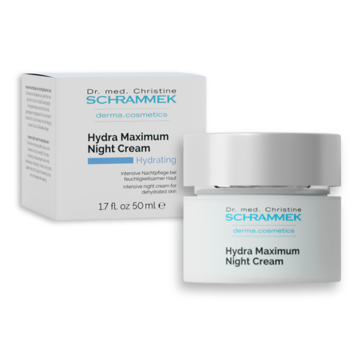 Hydra Maximum Night Cream (1.7 fl oz) - Intensive Night Cream for Dehydrated Skin - Provides Moisture Overnight - Hyaluronic Acid, Vitamin E - Face M