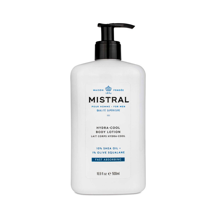 Mistral Men's Hydra-Cool Body Lotion, Cool Marine, 16.9 Fl Oz