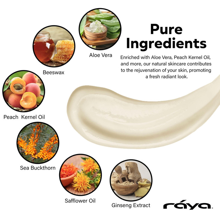 Raya SPA Bio-Effective Night Cream | Deep Recovery Anti-Aging Facial Moisturizer | Firming & Wrinkle Repair | Overnight Face Care for Tone Reviving &