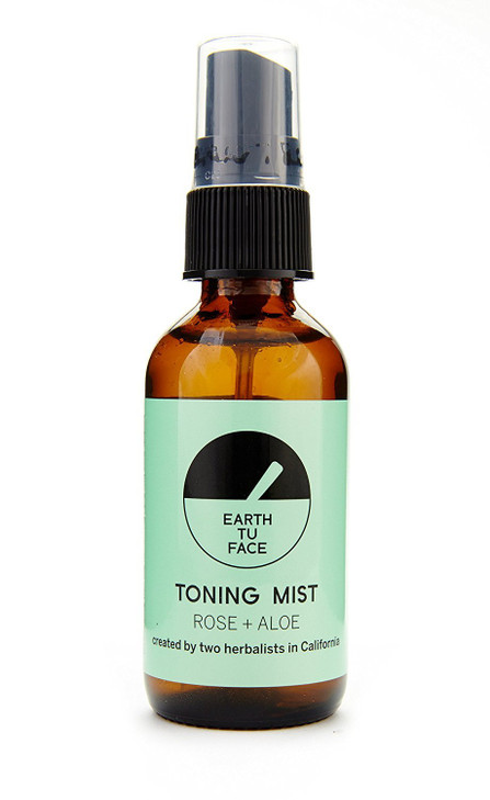 Earth tu Face - Organic Rose + Aloe Toning Mist (2 oz/59 ml)