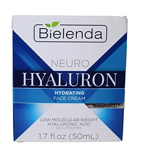 Bielenda Neuro Hyaluron Hydrating Face Cream, 1.7 Oz. Day and Night.