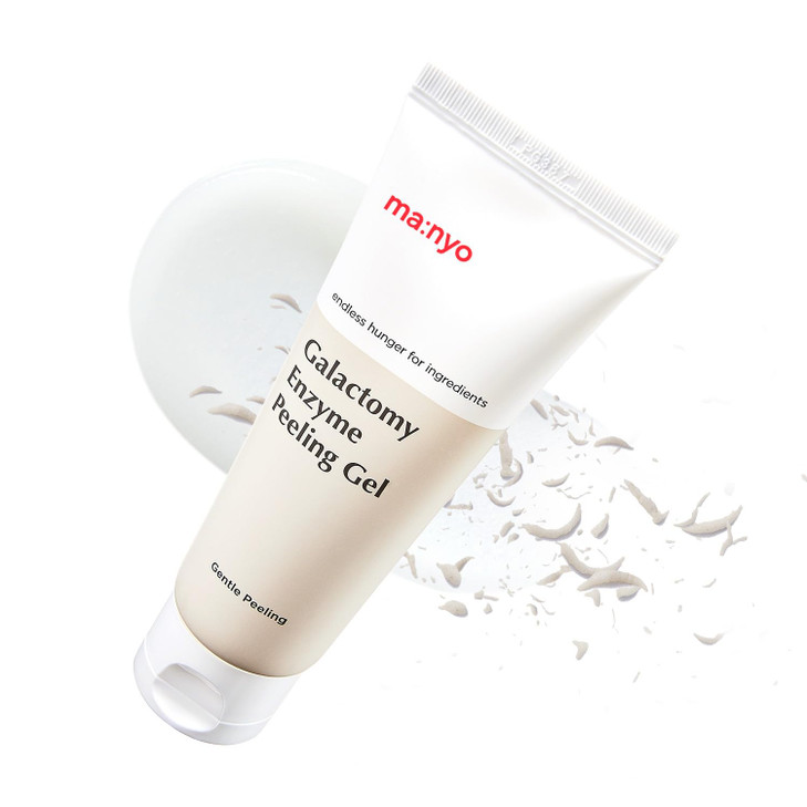 MANYO Galactomy Enzyme Peeling Gel, Face and Body Scrub, Dead Skin Remover, Blackhead Remover, Korean Exfoliating Gel, Korean Skin Care, 2.5fl oz (75
