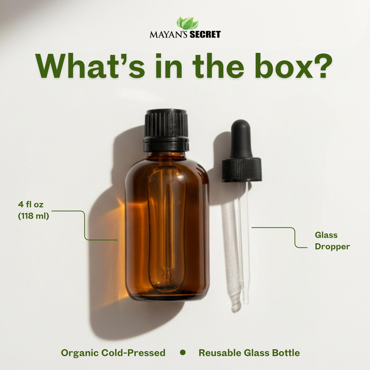 Mayan's Secret Pecan Oil - Face Oil for Women Anti Aging - Best Use for Skin Tightening, Wrinkle Prevention, and Rejuvenating Skin Cells - Protected