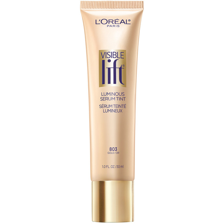 LOréal Paris Cosmetics Visible Lift Luminous Serum Tint, Gold, 1 Fluid Ounce