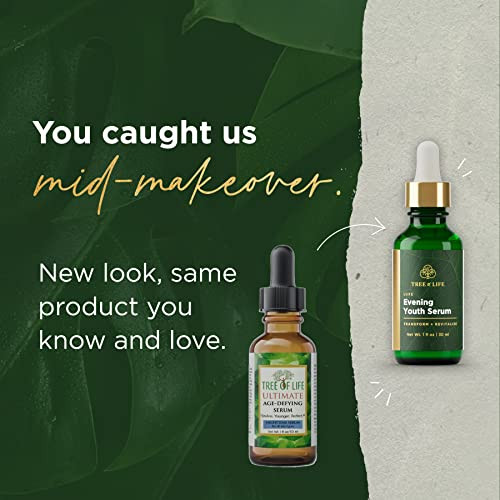 Tree of Life Facial Serum for Face - Skin Care Face Serums, Hydrating, Anti-Aging, Skin Care Duo Serums to Brightening Dark Spot, Smooth Dry & Sensit