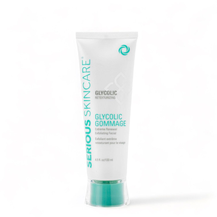 Serious Skincare Glycolic Gommage Extreme Renewal Facial Mask for Radiant Skin - Glycolic Acid - Micro Exfoliation Facial Treatment Mask - Decongest