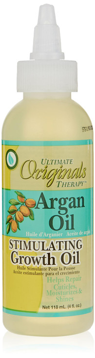 Originals by Africa's Best Therapy Argan Oil Stimulating Growth Oil, Penetrates & Rejuvenates Hair, Scalp, Nails and Skin, All Day Long Moisturizing