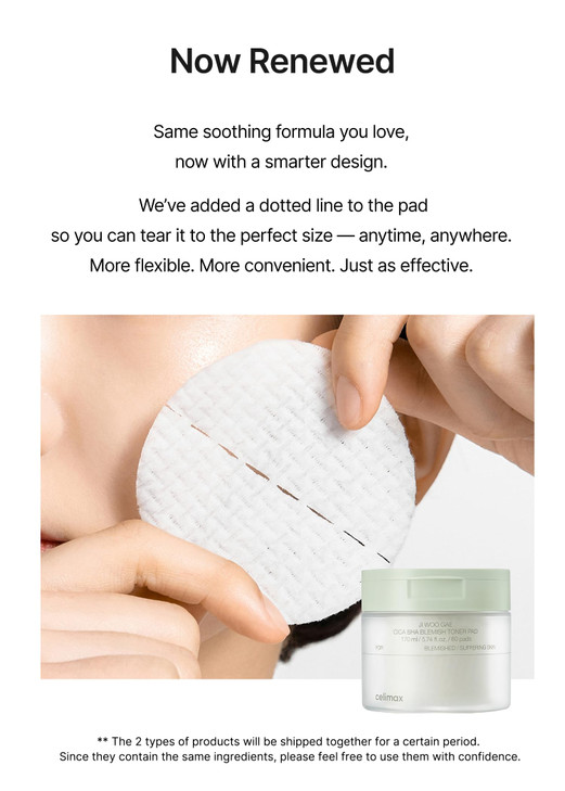 celimax Ji.Woo.Gae CICA BHA Blemish Toner Pad | BHA PHA LHA Complex, Centella Asiatica Extract, Hydrating, Moisturizing, Soothing, Reparing, (60 Pads