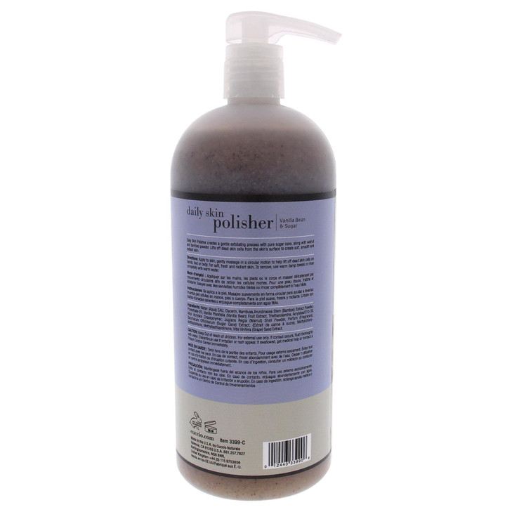 Cuccio Daily Skin Polisher (Vanilla Bean & Sugar, 32 Oz)