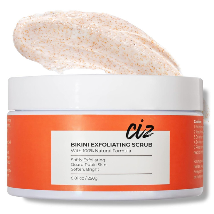 Bikini Area Exfoliator, Exfoliating Scrub for Bikini Area, Ingrown Hair Treatment for Bikini Area, Razor Bump Treatment for Bikini Area, Sugar Scrub