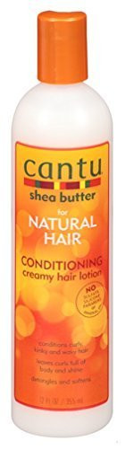Cantu Natural Hair Condition Creamy Hair Lotion 12 Ounce (354ml) (2 Pack)