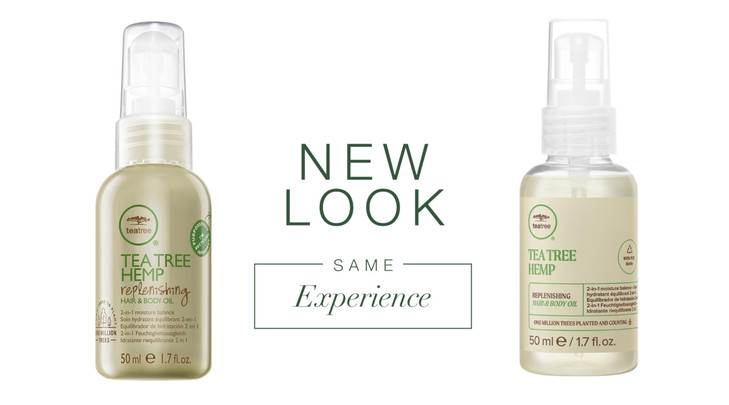 Tea Tree Hemp Replenishing Hair & Body Oil, 2-in-1 Moisture Balance, For All Hair Types, 1.7 fl. oz.