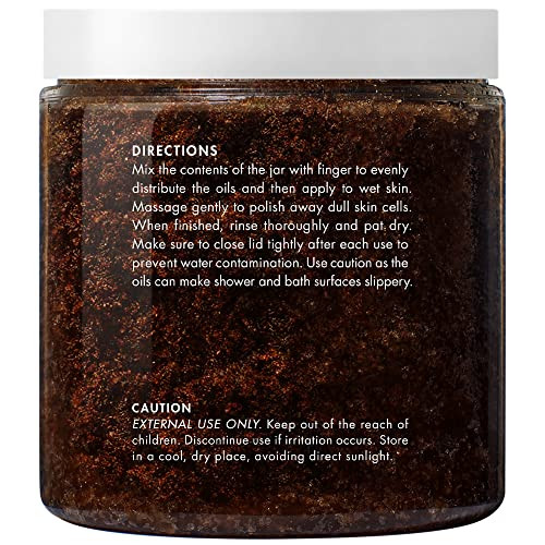 MAJESTIC PURE Arabica Coffee Scrub - All Natural Exfoliating Body Scrub for Skin Care, Stretch Marks, Acne & Cellulite, Reduce the Look of Spider Vei