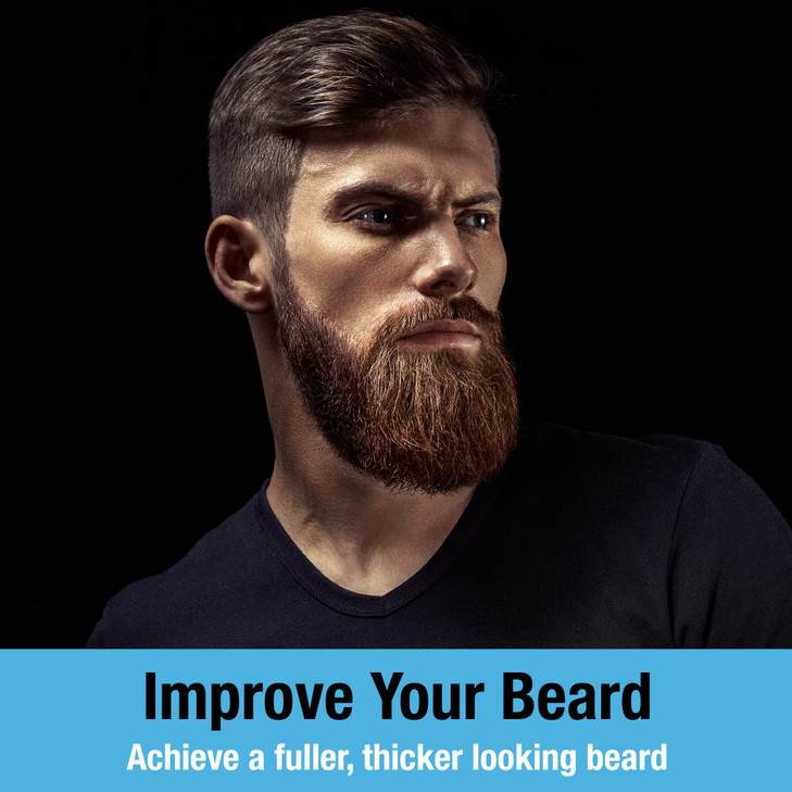 Beard and Hair Derma Roller (1Pack) by Tilcare - Sterile Titanium Derma Roller 0.25mm