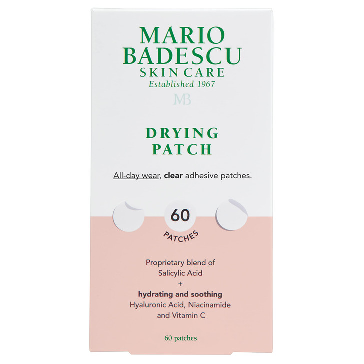 Mario Badescu Drying Patch Blemish Covering, Invisible Spot Treatment, Absorbing All Day Polymer Adhesion with Vitamin C, Vegan & Cruelty Free, Stron