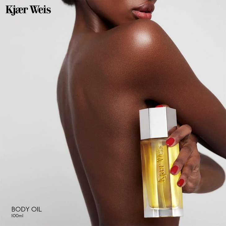Kjaer Weis Body Oil Refill. Fast Absorbing Moisturizer with Certified-Organic Body Oils For Women Dry Skin. Luxury Beauty Products, Skin Care Body Lo