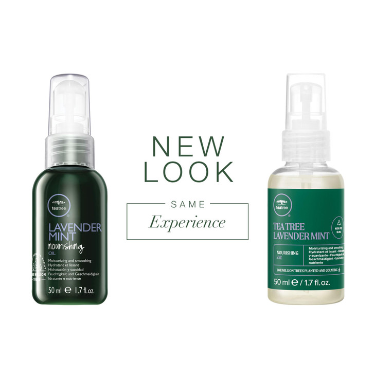 Tea Tree Lavender Mint Nourishing Oil, Multi-Benefit Treatment Oil, Moisturizing + Smoothing, For Coarse, Curly + Dry Hair, 1.7 fl. oz.