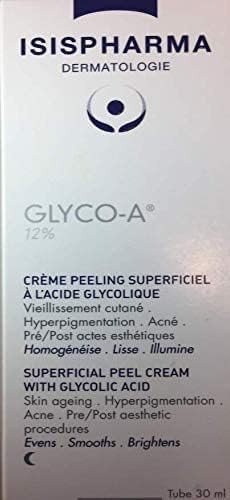 Isis Pharma Glyco-A 12% Glycolic Acid Skin Peel Cream Anti-Aging Wrinkles&Dark Spots 30 Ml by Isis Pharma