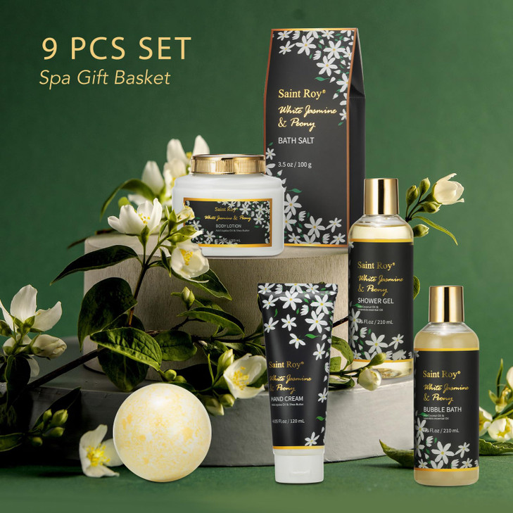 Spa Gift Basket Set for Woman, Bath and Body Gift Basket for Women Gifts Valentines Gifts Christmas Gifts for Women, Beautiful Teen Girl Birthday Gif