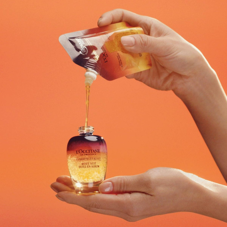 L'OCCITANE Immortelle Overnight Reset Oil-in-Serum Refill 1.60 fl. oz