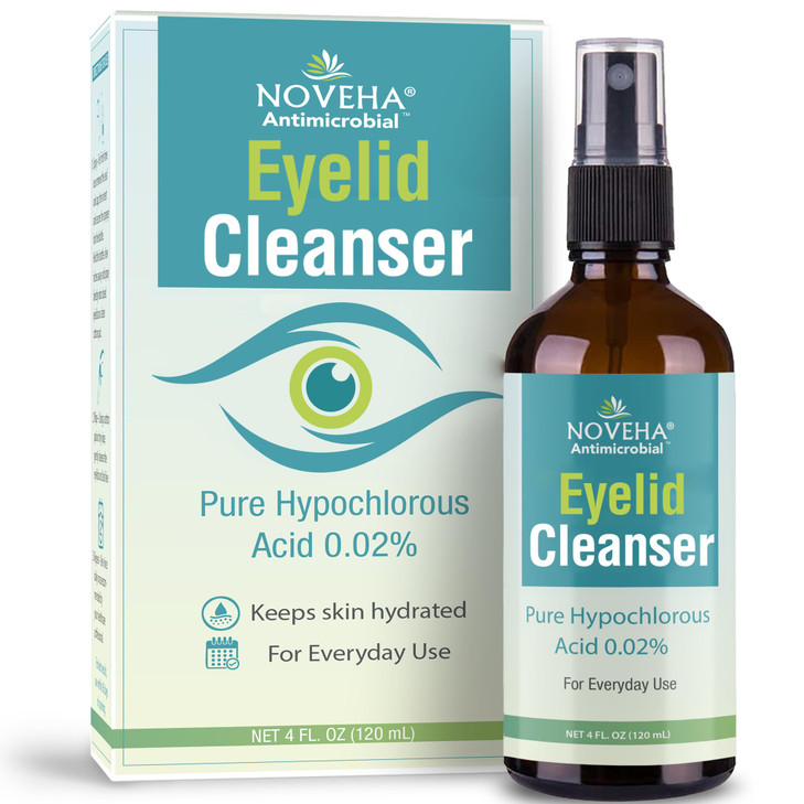 NOVEHA Eyelid Cleanser | Stye Eye Treatment | Eye Lid Cleaning | Dry Relief | Fast Acting Soothing Eyelid Cleansing Formula | Pure and Gentle Lash Hy