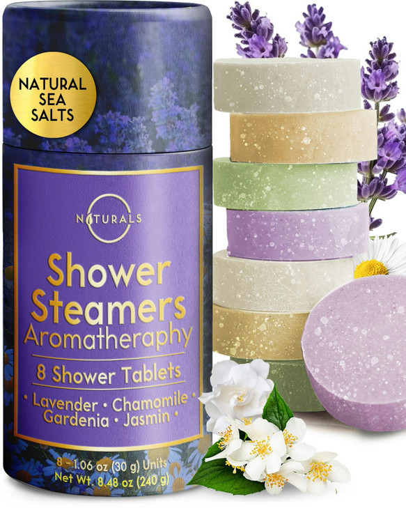 Shower Steamers Aromatherapy - Birthday Gifts for Women and Men - Shower Bombs Aromatherapy, Spa Day Essentials, Relaxation Spa Gifts - Self Care Sto