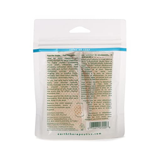 Earth Therapeutics SuperLoofah Exfoliating Wash Cloth