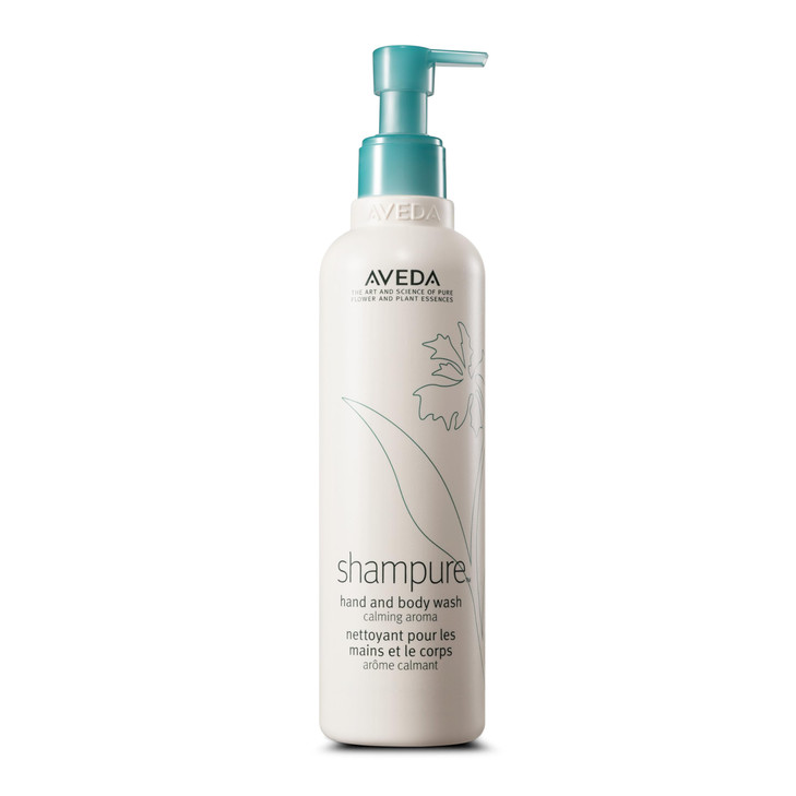 Aveda Shampure Hand & Body Wash | Liquid Hand Soap and Body Wash | with Calming Aroma of Lavender, Ylang Ylang, Petitgrain, 8.5 Fl Oz