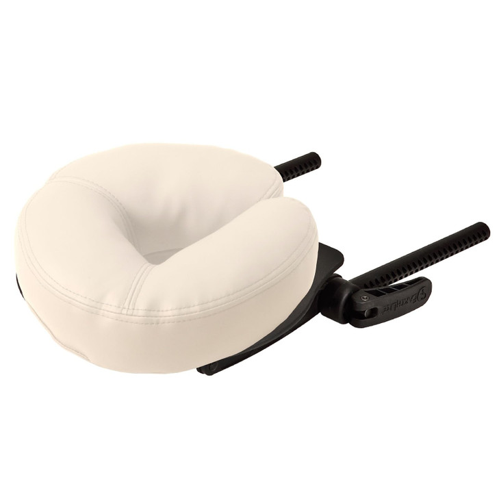 EarthLite Massage Table Face Cradle Deluxe Adjustable - Massage Table/Massage Chair Headrest Platform with Face Pillow, Vanilla Crème