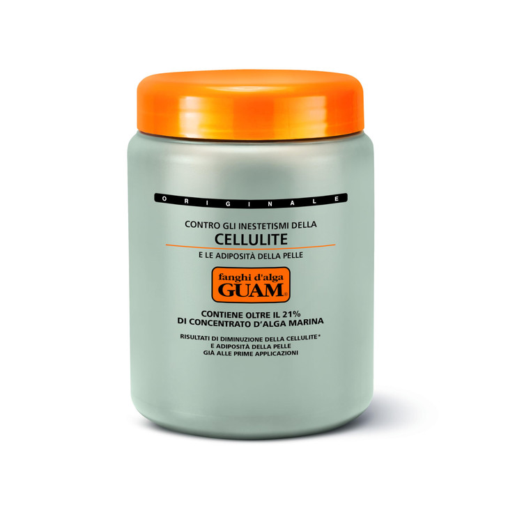 Guam Anti-Cellulite Hot Seaweed Mud ORIGINAL FORMULA | Sculpting Body Wrap To Remove Cellulite, Skin Tightening Treatment For Thighs And Legs, Inches