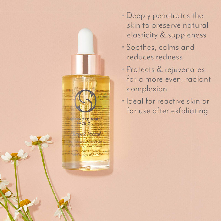 CIRCCELL Extraordinary Face Oil  Nancys Blend for Healing/Sensitive Skin  Hydrating & Calming Anti-Aging Skin Care Treatment with Chamomile, Laven