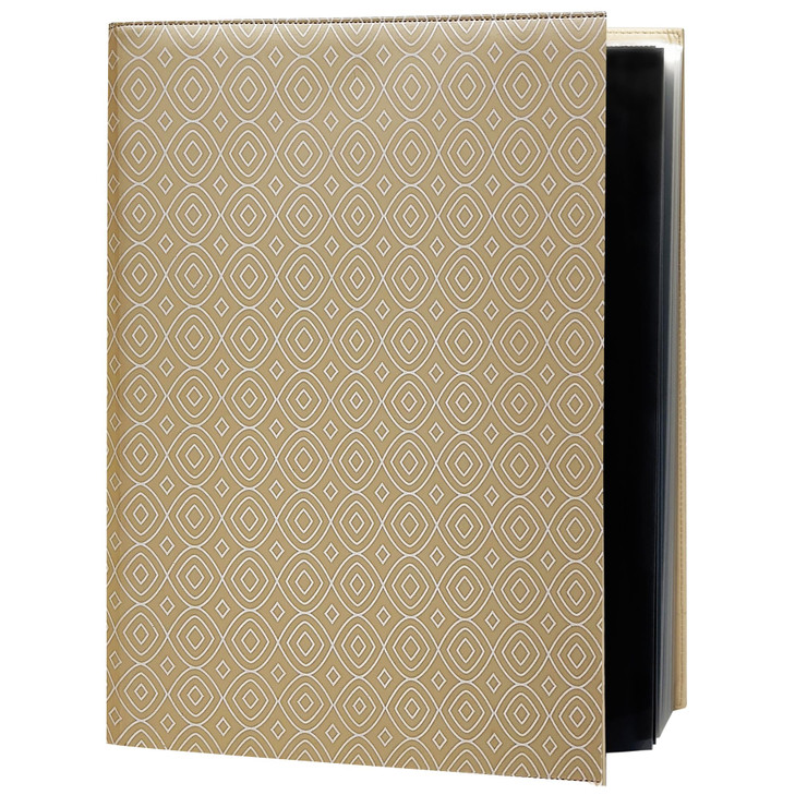 Art Portfolio Case with Plastic Sleeves - 11x17 Binder, 40 Sheet Protectors, 80 Page Art Binder for Document, Design, Sheet Music, Illustration