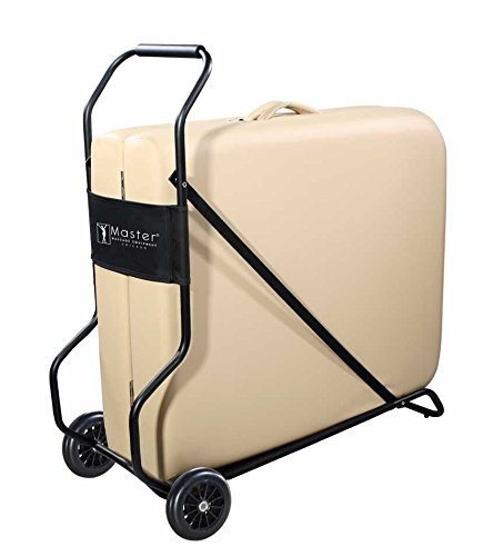 Master Massage Universal Foldable Massage Table Cart fits up to 32" massage table, Black