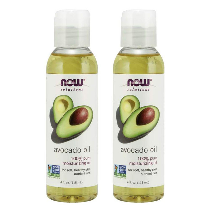 NOW Foods Avocado Oil (Liquid), 4 Ounce Bottles, 2 pk