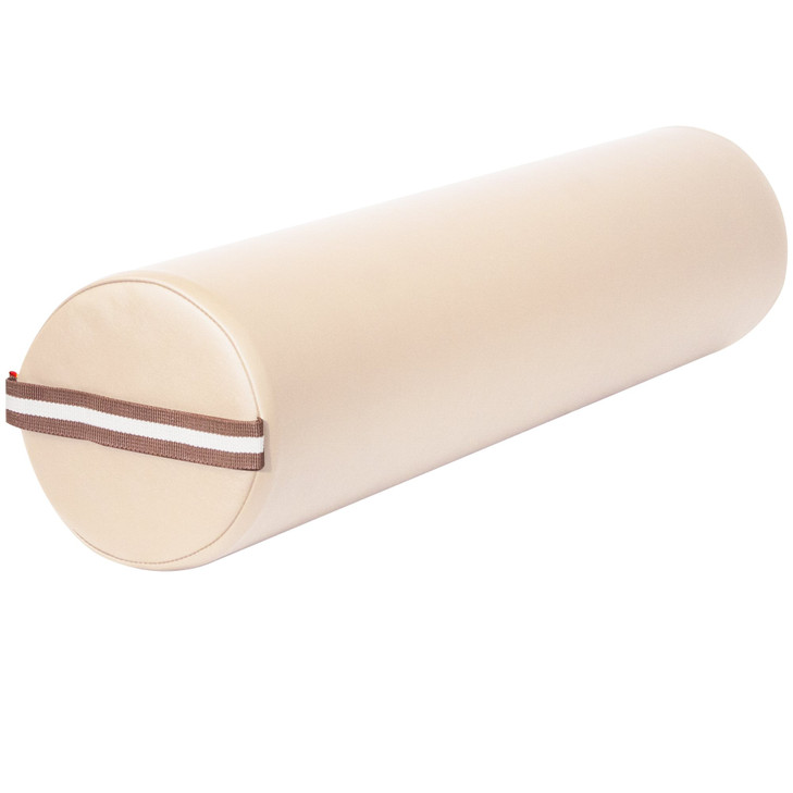 Master Massage Tables 6'' Full Round Massage Bolster Pillow Cushion Cream