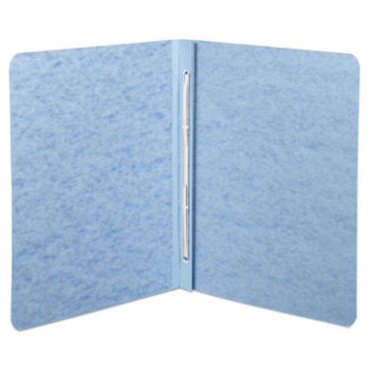Acco Pressboard Report Cover, Prong Clip, Letter, 3" Capacity, Light Blue - (Pack of 25)