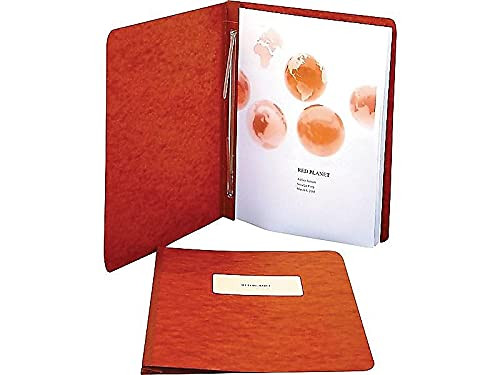 Acco Brand 25978 Pressboard Report Cover, Prong Clip, Letter, 3" Capacity, Red