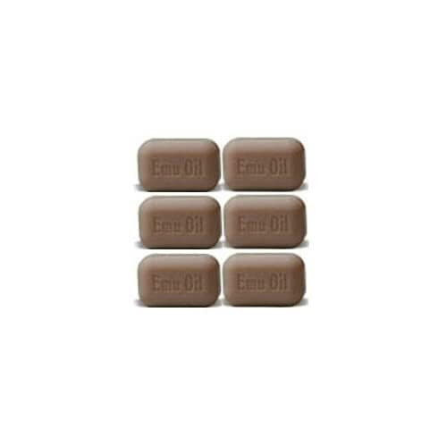 SOAP WORKS Emu Oil Soap Bar, 6 Count