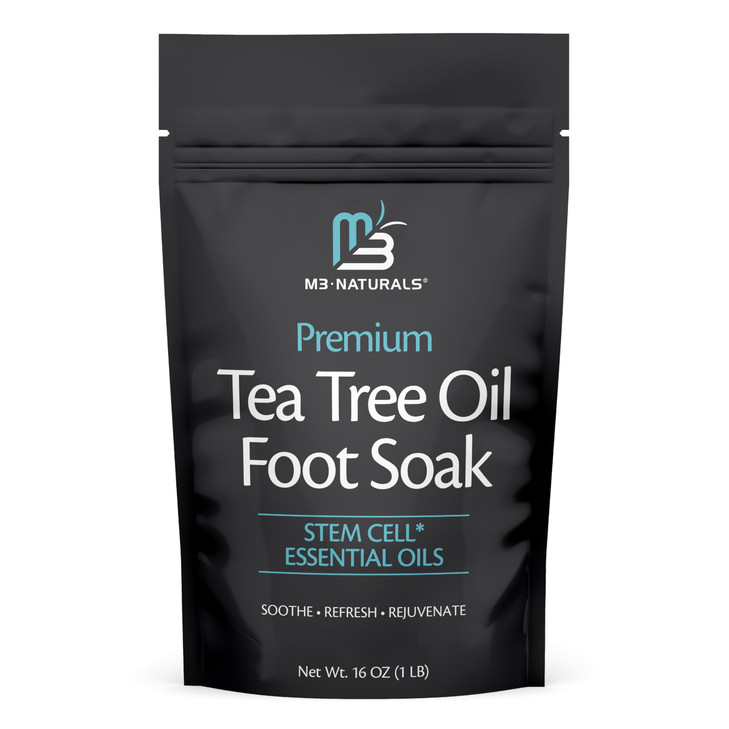 Tea Tree Oil Foot Soak and Epsom Salts for soaking | Foot Spa and Remedy for Athletes Foot, Stinky Feet, and Foot Soak for Dry Cracked Feet | Detox F