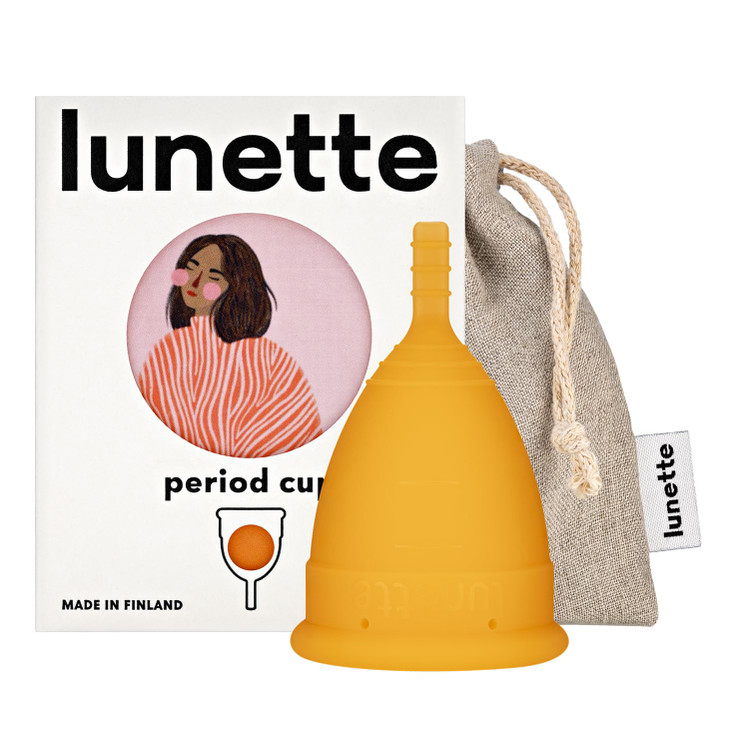 Lunette Period Cup  Menstrual Cup with 12h Leak-Free Comfort - Soft 100% Medical-Grade Silicone - Eco-Friendly Pad & Tampon Alternative Reusable for